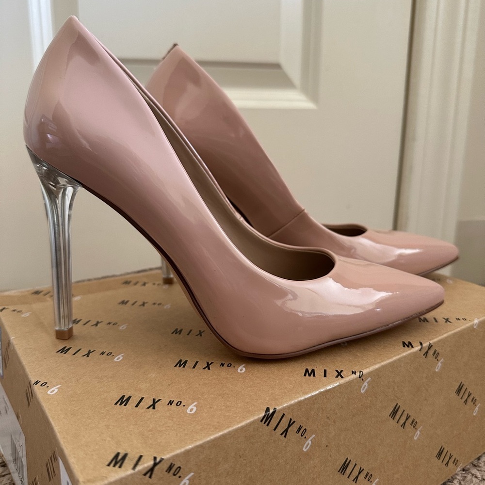 Mix No 6 Danyah nude heels